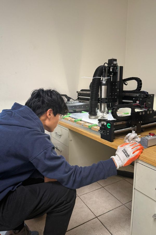 Students learning STEM