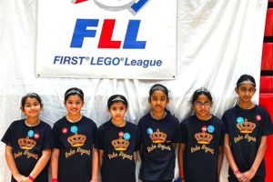 Leap Coderz kids at FLL Robotics competition